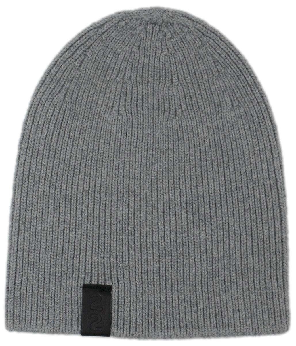 Seamless Merino Beanie Ash