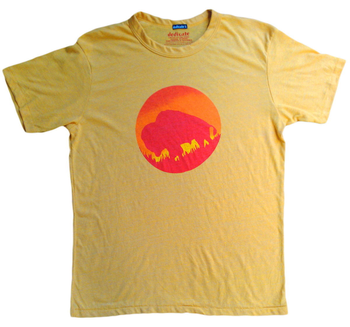 Men's Bison Sun Gold T-Shirt