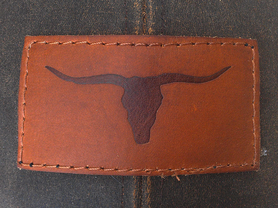 Longhorn Outback Leather Trucker Hat
