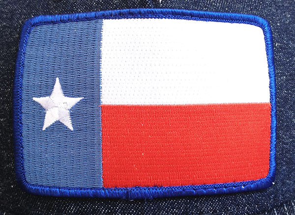 Texas Flag Made in USA Denim Trucker Hat 