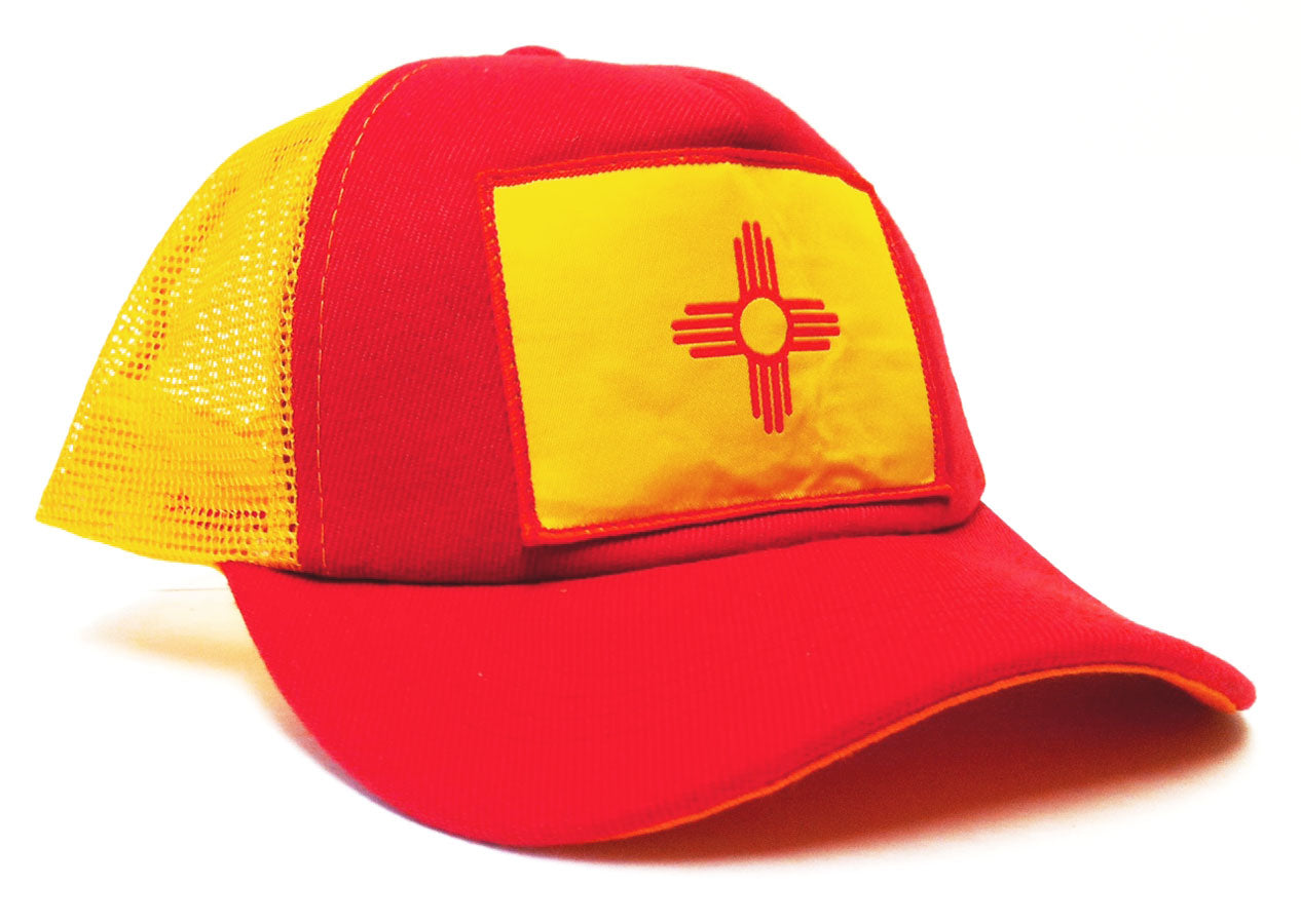 New Mexico Flag Zia Trucker Hat