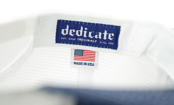 Wyoming Flag Denim Made in USA Trucker Hat