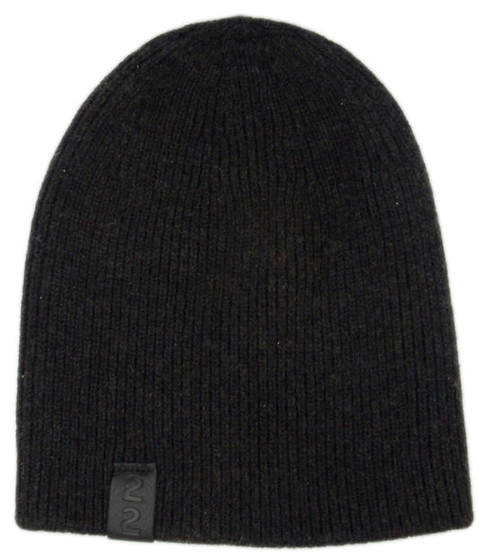 Seamless Merino Beanie Charcoal